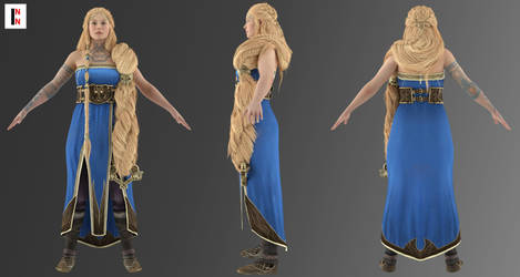 GoW Ragnarok Sif for Genesis 8 Female