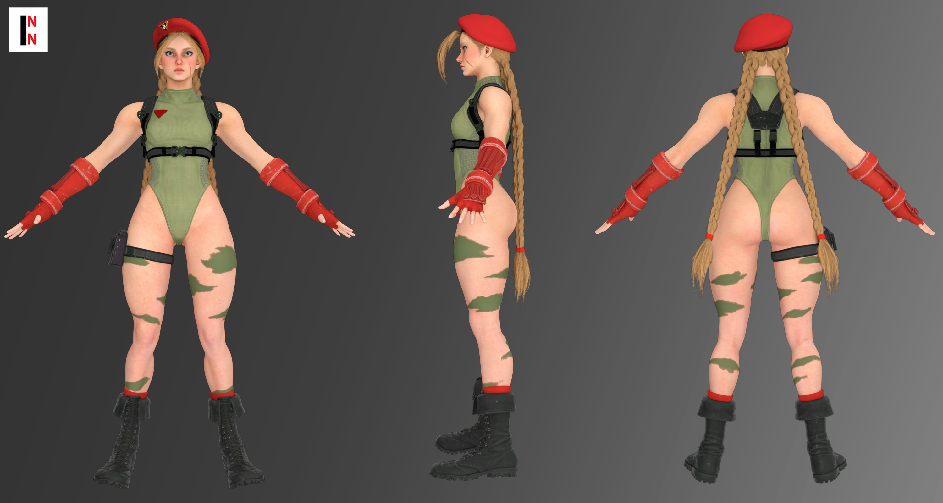 SF6 Cammy for G8F – Renderopedia