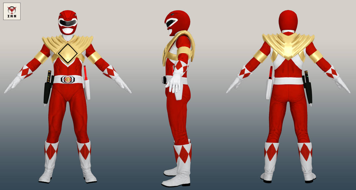 Power Ranger - Red Ranger for Genesis 8 Male by INNModels on DeviantArt