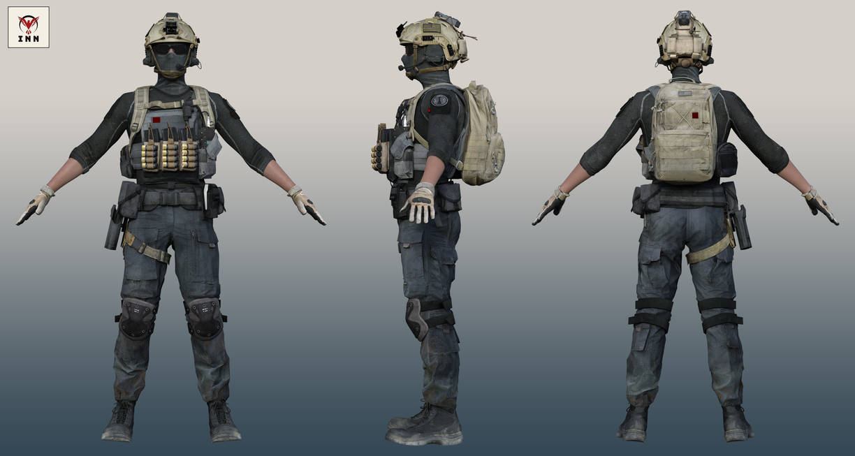 COD - Barrage Outfit for G8M by INNModels on DeviantArt