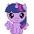Chibi Twilight Sparkle Icon by TokiiU