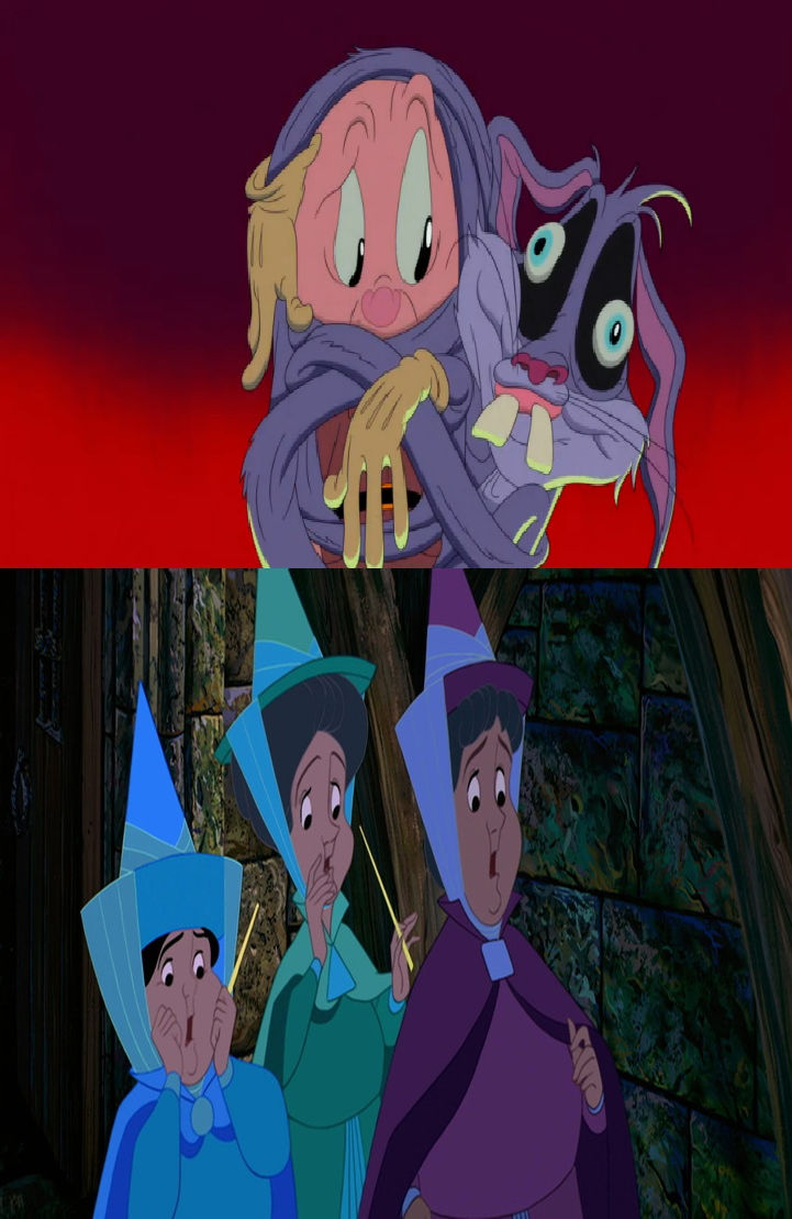 The Three Fairies Scared of Bugs' Deflation by TheCityMaker on DeviantArt