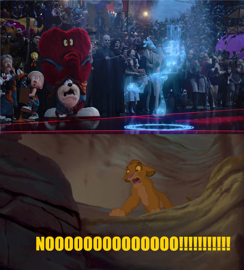 Simba Attacks Simba Screams No at Bugs Bunny's sacrifice by TheCityMaker on DeviantArt