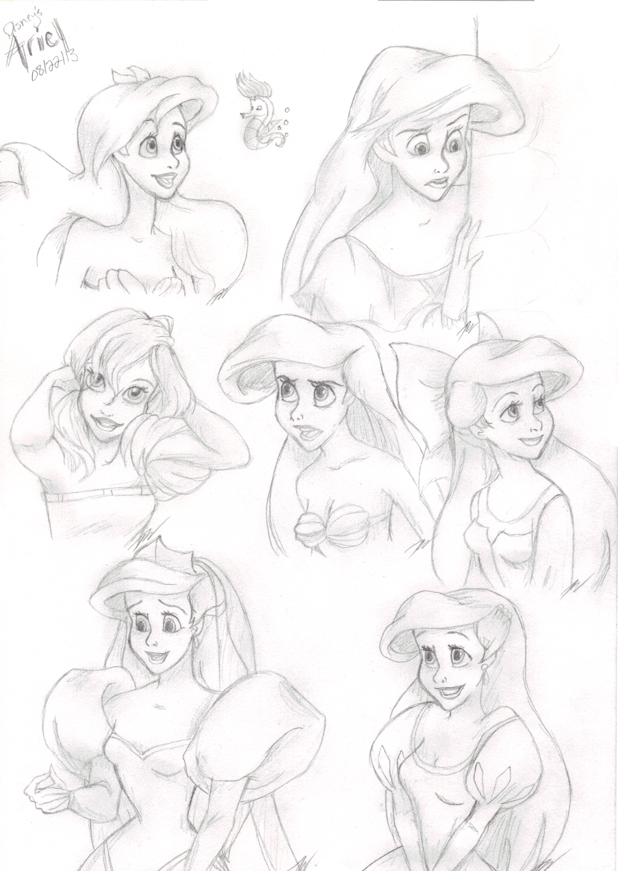 Disney Sketch: Ariel