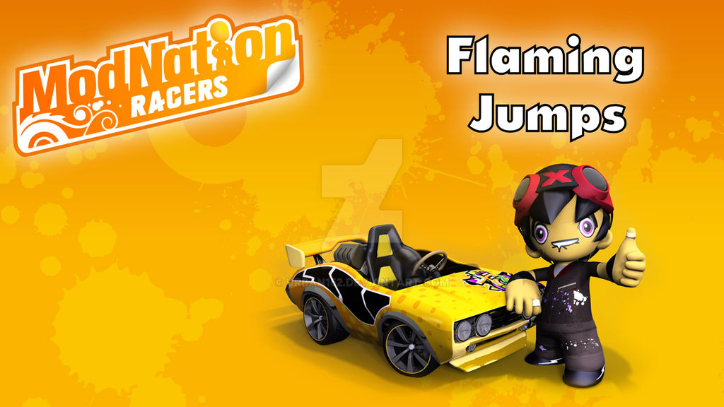ModNation Racers - Flaming Jumps by Urban152 on DeviantArt
