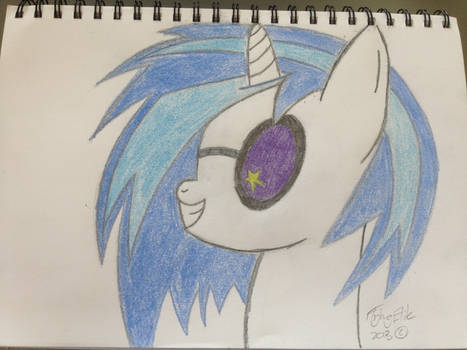 Vinyl Scratch Colored Stage