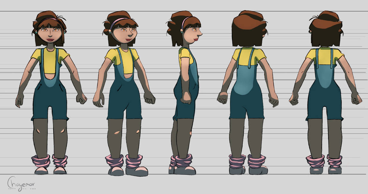 Character turnaround sheet by Chayemor on DeviantArt