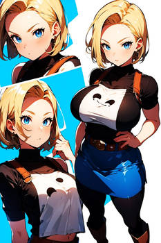 Android 18 New outfit views 