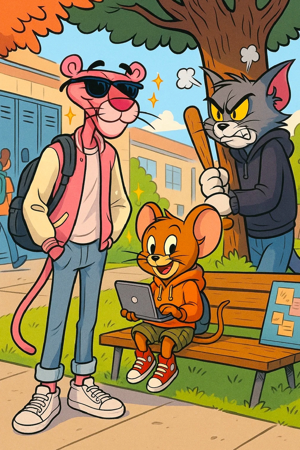 Pink Cole Rd Jerry Tom and Jerry #Pink Panther be smooth . by AfroFireSpear on DeviantArt