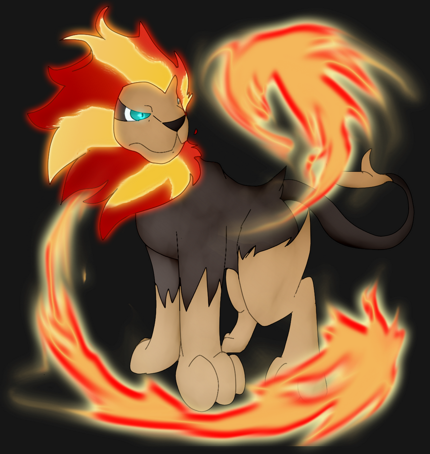 pokemon x y pyroar by DasterCreations on DeviantArt