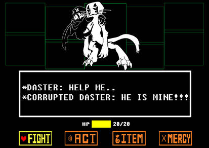 Battle scene undertale daster