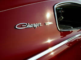 Classic Dodge Charger Close-Up