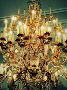 The chandelier