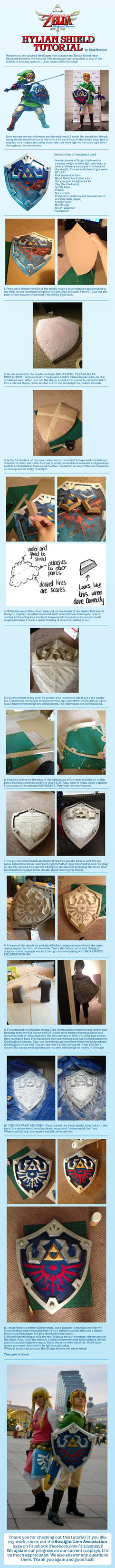 The Legend of Zelda Hylian Shield Cosplay Tutorial by King-Bobbles
