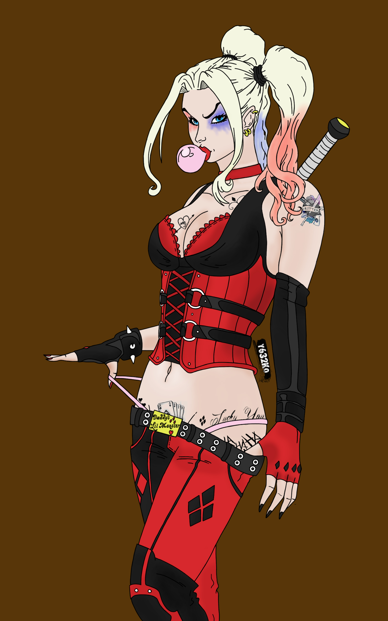 Sketch Harley Quinn colored