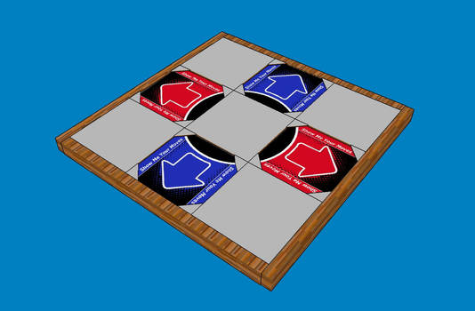 3d Model of my metal DDR pad