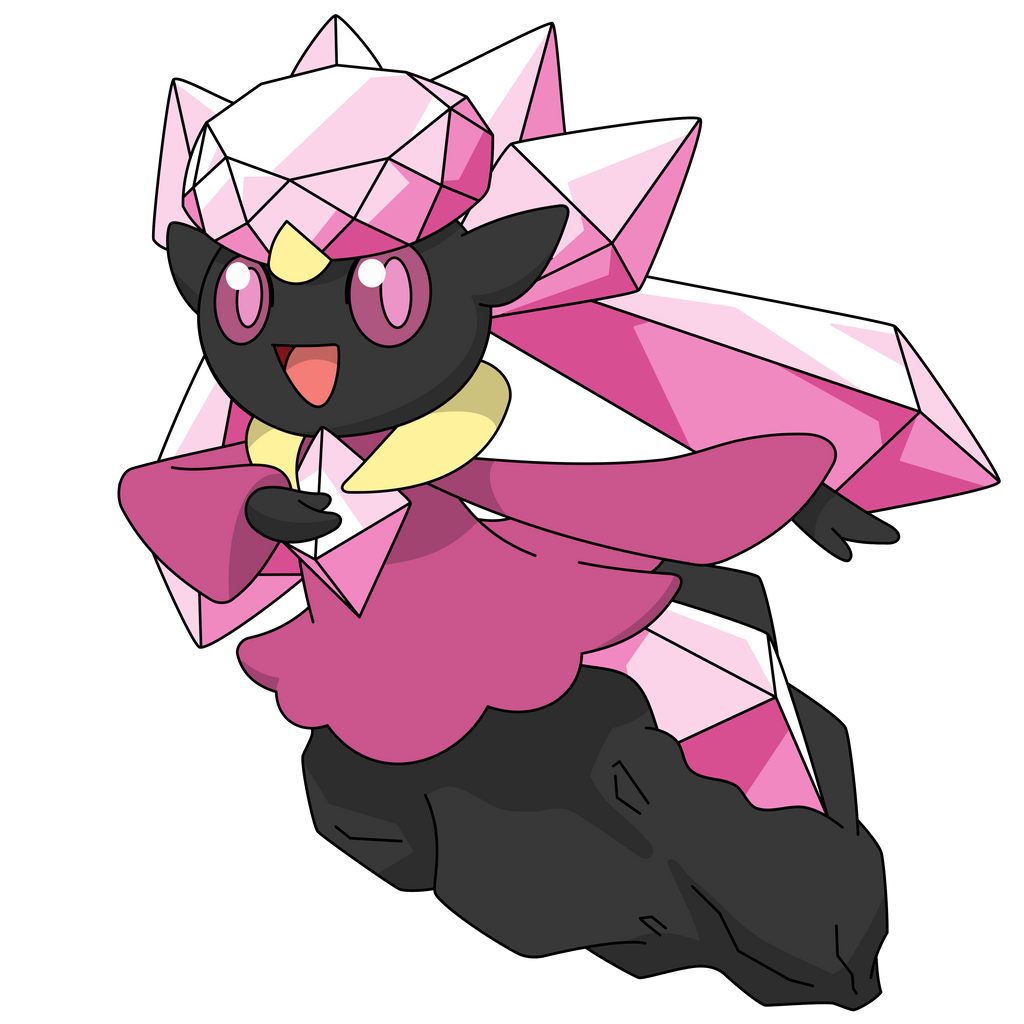 Diancie Shiny by kol98 on DeviantArt