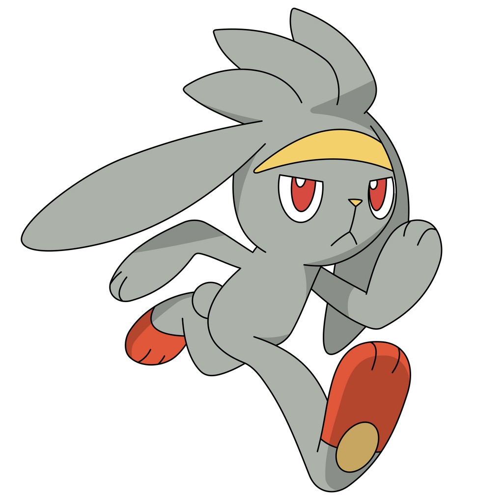 Pokemon Raboot Shiny Raboot Bichi Shiny by kol98 on DeviantArt