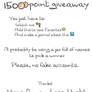 Blockie's 150 Point Giveaway CLOSED