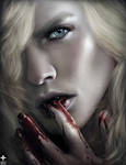 Lestat Licks Blood by OmriKoresh