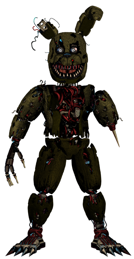Springtrap V2 Fnaf 4 Nightmare Springtrap V2 by ajosterio on DeviantArt