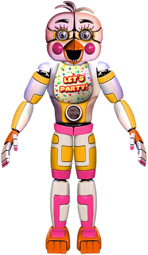 Fun Time Spring Chica Fnaf Sl Funtime Toy Chica by ajosterio on DeviantArt