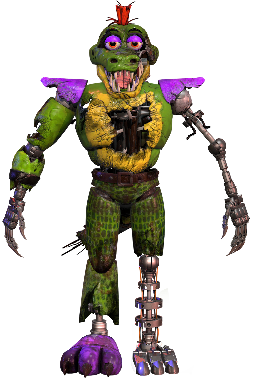 Shattered Montgomery Gator (redesign) by ajosterio on DeviantArt