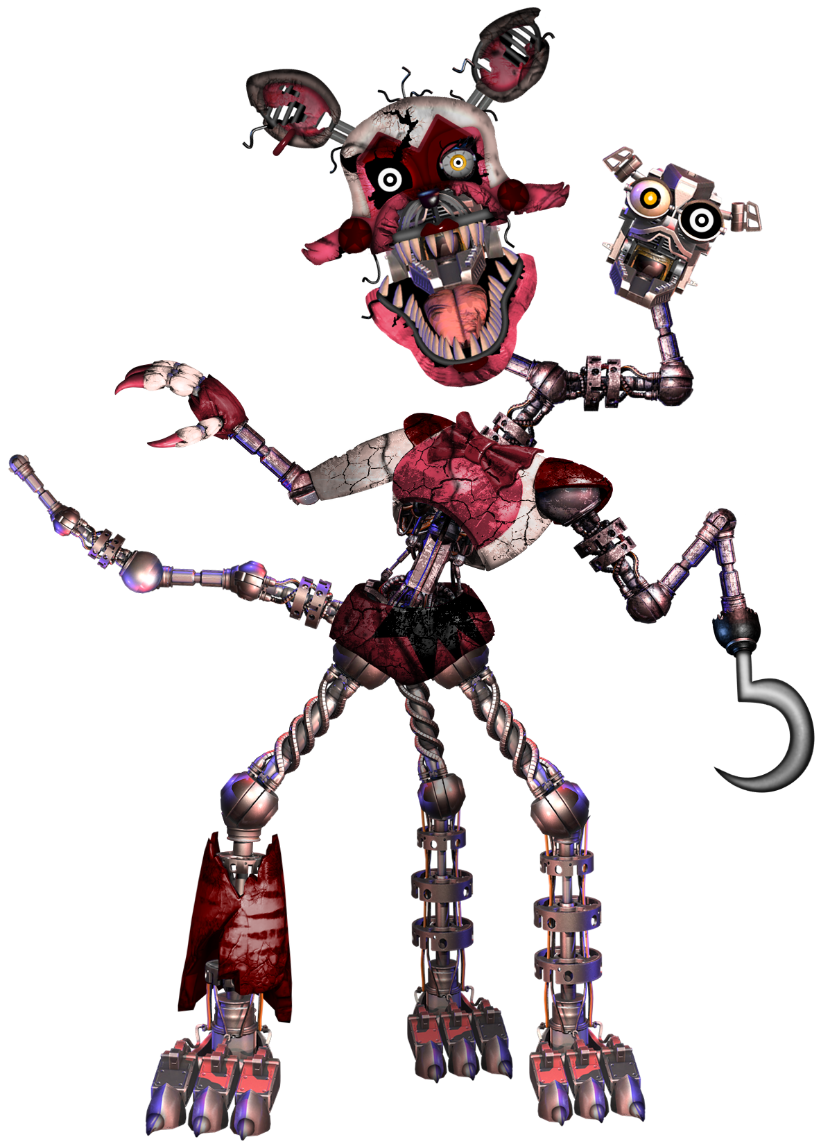 FNAF 4 Nightmare Mangle full body by Enderziom2004 on DeviantArt