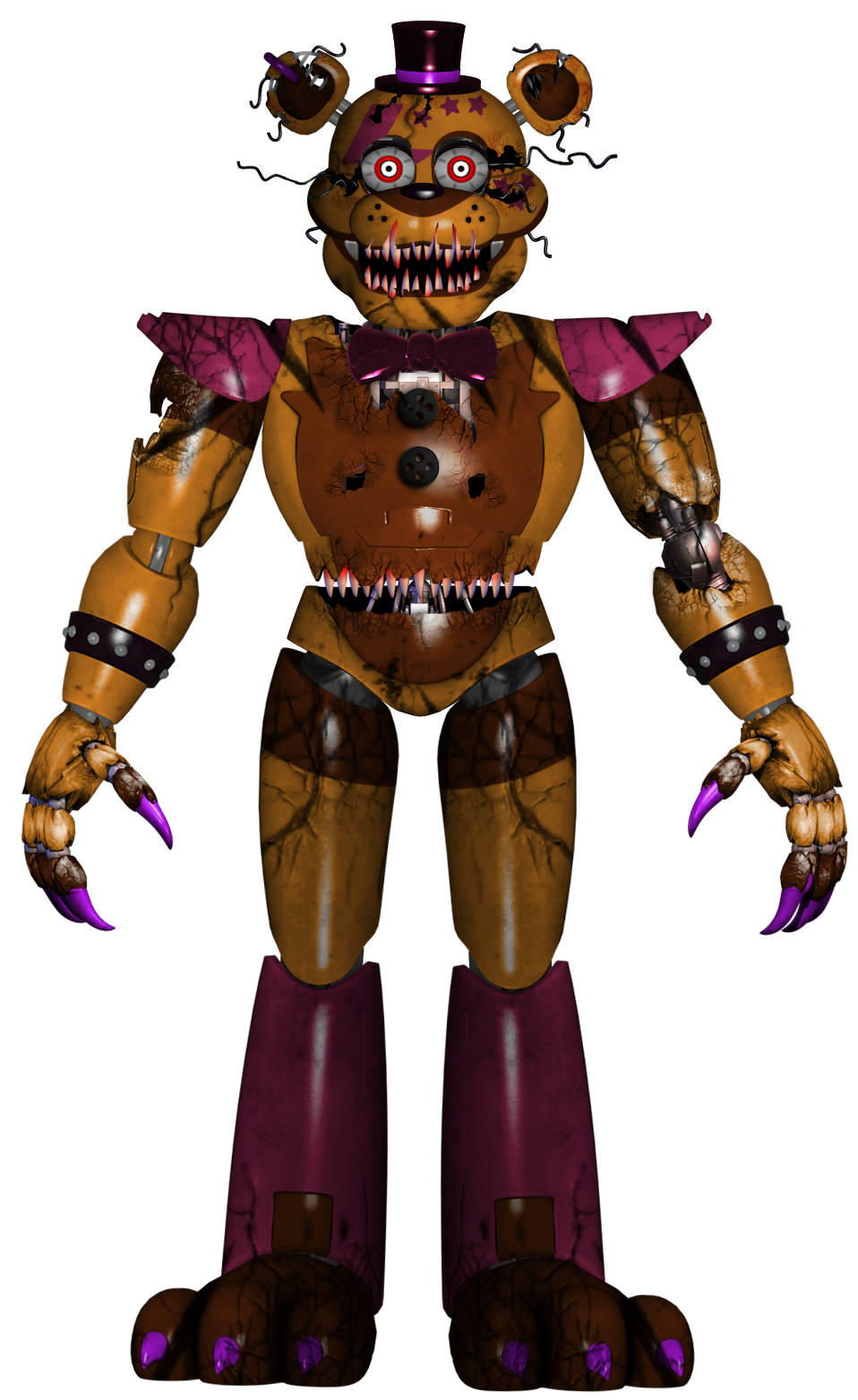 Nightmare Fredbear - FNaF 4 - Desenho de gummycraft123gamer - Gartic