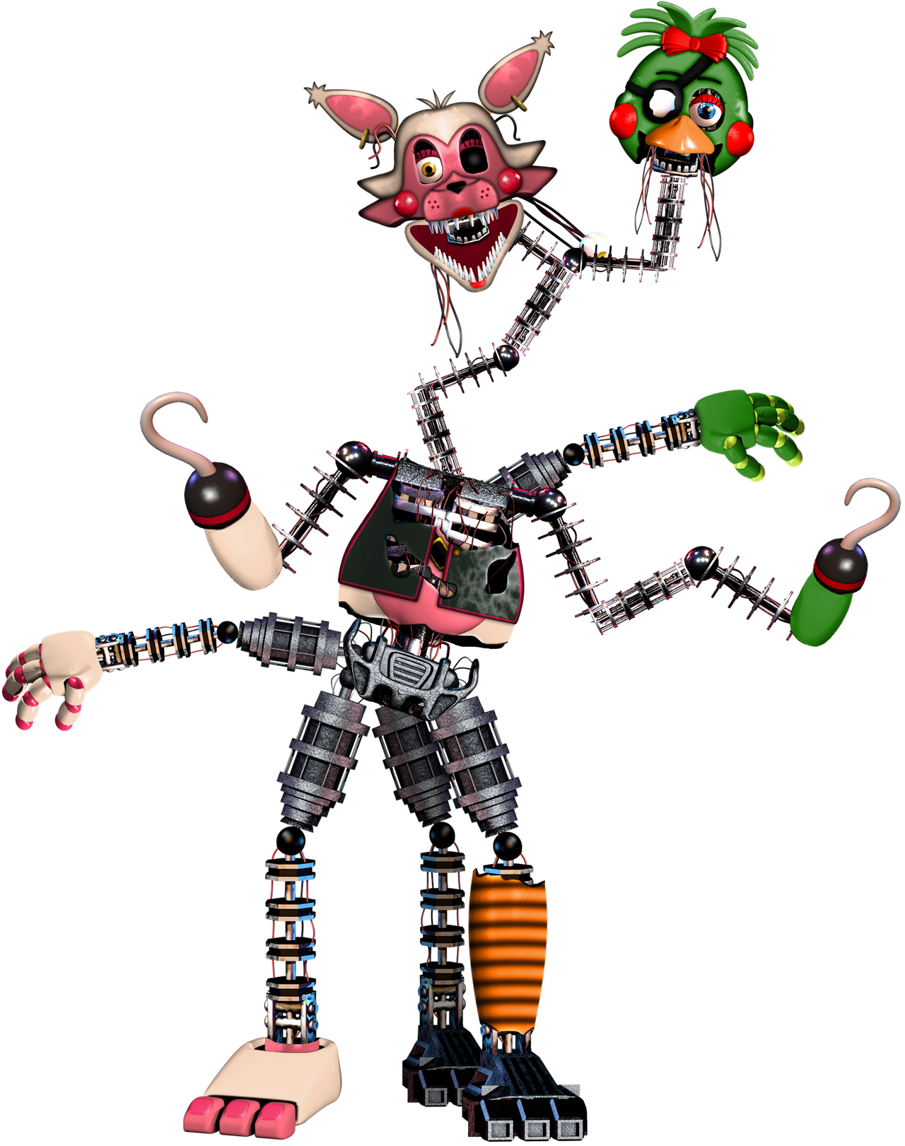 Fnaf Plus Mangle by ajosterio on DeviantArt