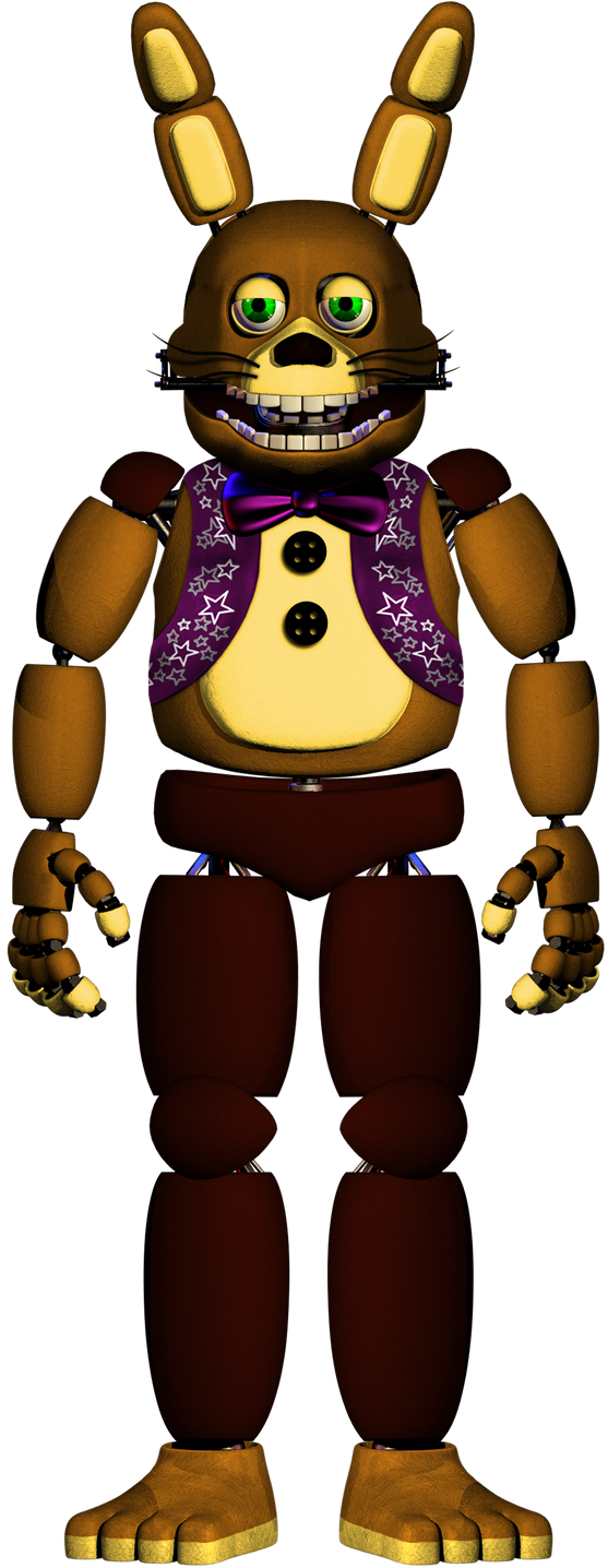 Spring Bonnie (redesign) by ajosterio on DeviantArt
