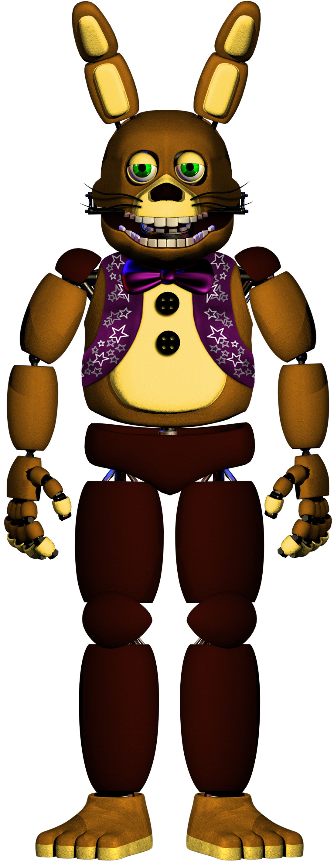 Spring Bonnie (redesign) by ajosterio on DeviantArt