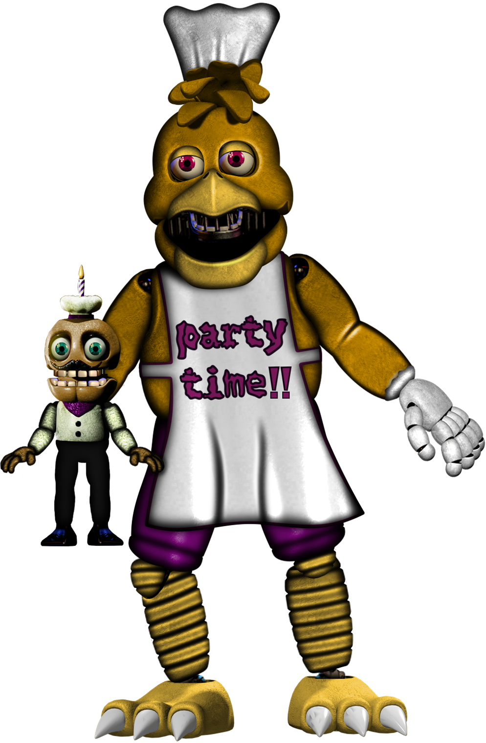 Fnaf Plus Spring Chica by ajosterio on DeviantArt