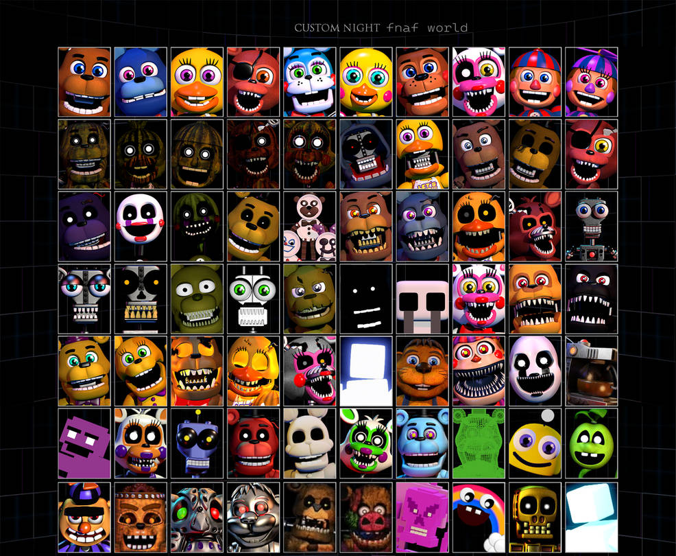 Fnaf Ucn Concept Animatronics 5 by ajosterio on DeviantArt