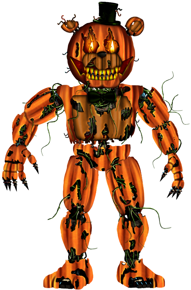 Fnaf Vr Pumpkin Freddy by ajosterio on DeviantArt
