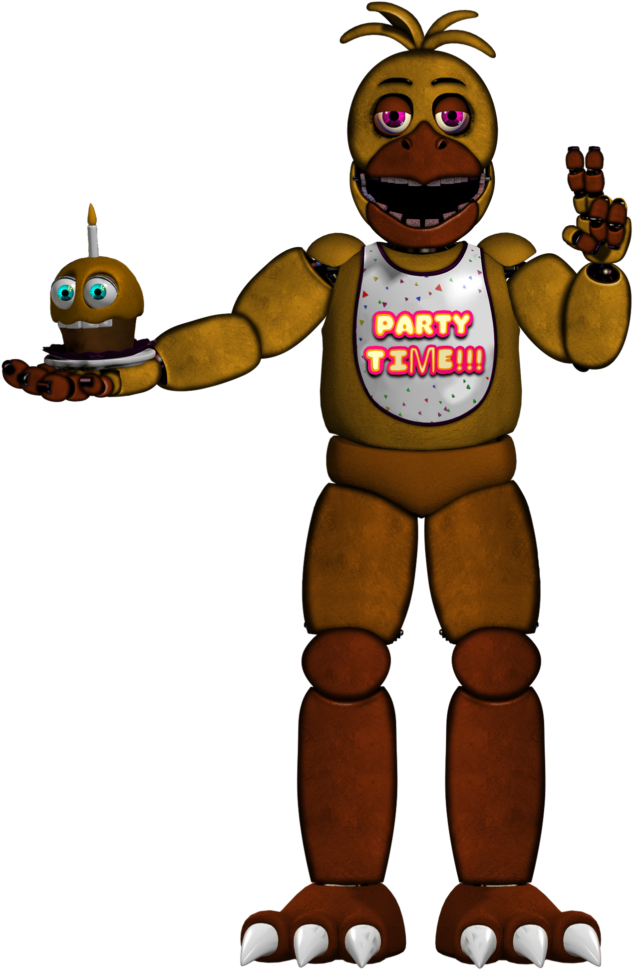 Fnaf 4 Spring Chica V2 by ajosterio on DeviantArt