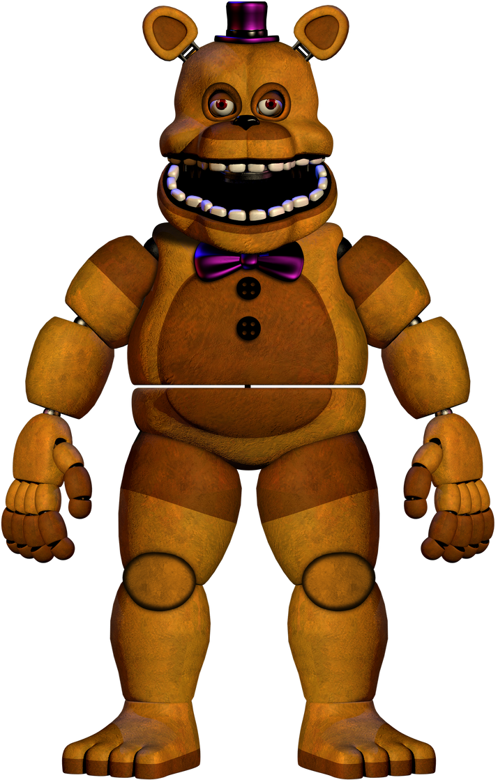 Fnaf 4 Fredbear V2 by ajosterio on DeviantArt
