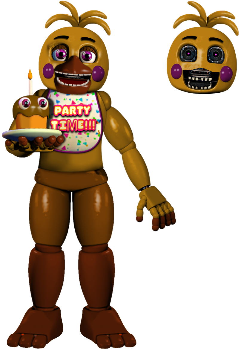 Fnaf 2 Toy Spring Chica by ajosterio on DeviantArt