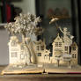 Mary Poppins Book Sculpture