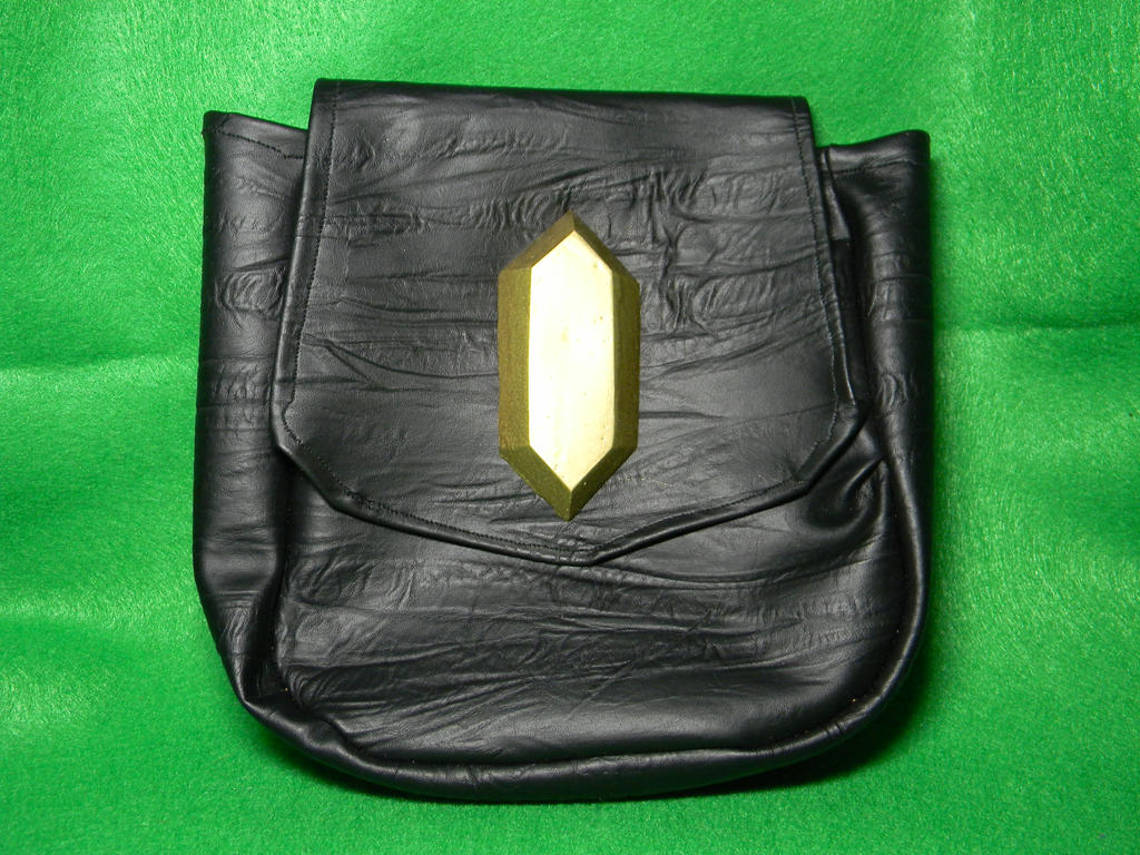 Vinyl Bag with Gold Rupee