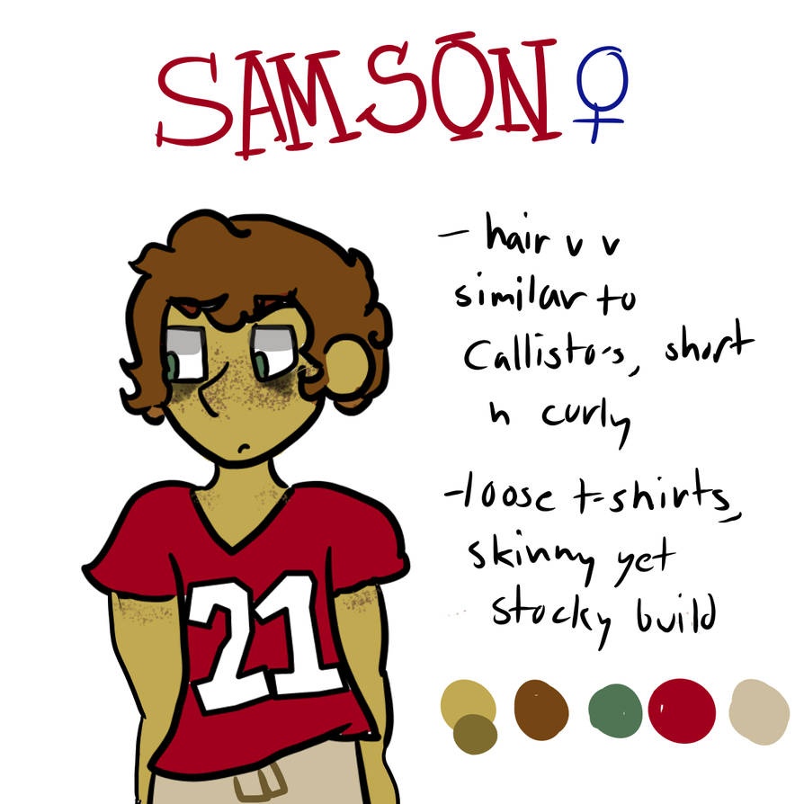 Samson by oliviadoesthedraw on DeviantArt