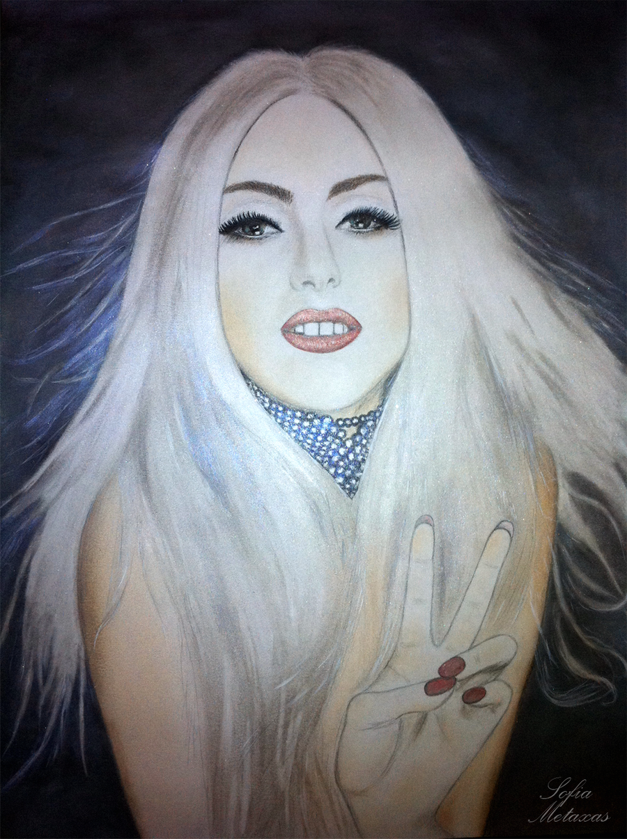 Lady Gaga Make-Up Drawing