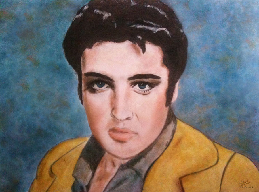 Elvis Presley Make-Up Drawing by SofiaMetaxas on DeviantArt