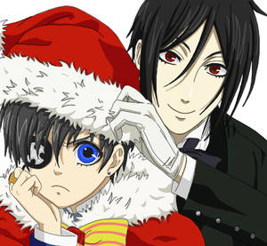 Ciel and Sebastian - Merry Christmas