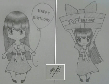 Chibi Birthday Girl