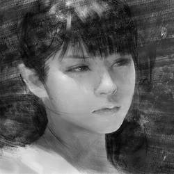 Real Time Digital Painting After Wangjie Li