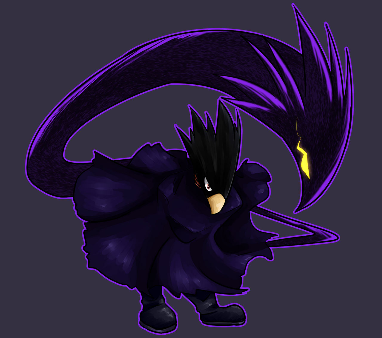 Tokoyami by superrandomstuff on DeviantArt