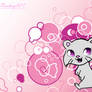 pink kitty wallpaper