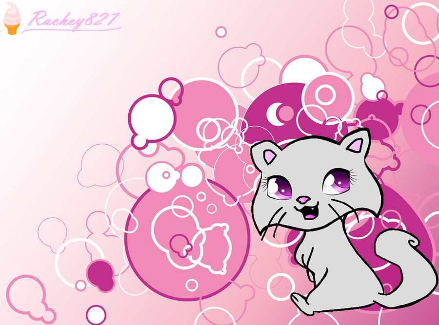 Pink Kitty Graphics pink kitty wallpaper by Rachey827 on DeviantArt