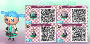 Acnl QR codes: Hatsune Miku